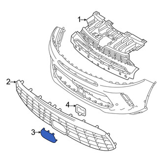 Dodge OE - Front Lower Grille Molding
