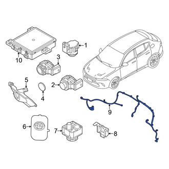 Dodge OE - Front Parking Aid System Wiring Harness