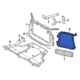 Dodge OE - Front Engine Cooling Fan Shroud