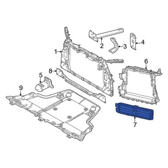 Dodge OE - Front Radiator Shutter Assembly
