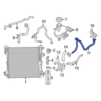 Dodge OE - Radiator Coolant Hose