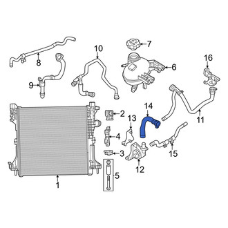 Dodge OE - Radiator Coolant Hose