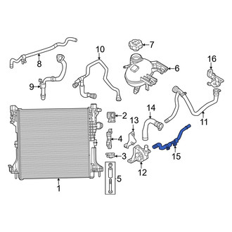 Dodge OE - Engine Coolant Pipe