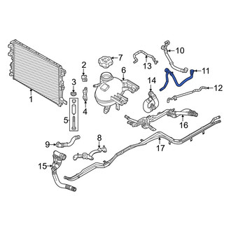 Dodge OE - Lower Radiator Coolant Hose