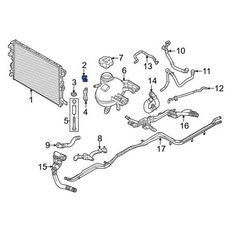 Dodge OE - Upper Radiator Insulator