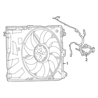 Dodge OE - Cooling Fan (1.3L)