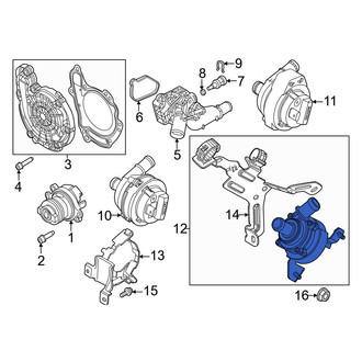 Dodge OE - Engine Auxiliary Water Pump