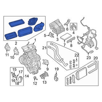 Dodge OE - HVAC Unit Case Seal Kit