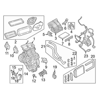 Dodge OE - Air Conditioner & Heater - Evaporator & Heater Components
