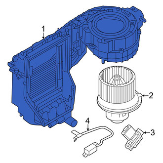 Dodge OE - HVAC Blower Motor Housing