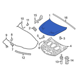 Dodge OE - Front Hood Panel