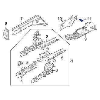 Dodge OE - Rear Frame Side Member Bracket