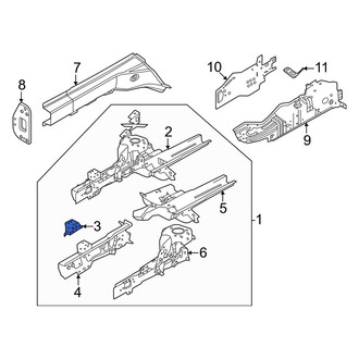 Dodge OE - Left Engine Mount Bracket