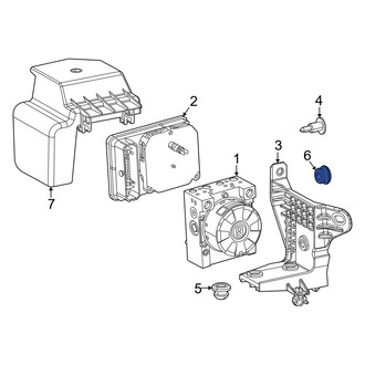 Dodge OE - ABS Modulator Insulator