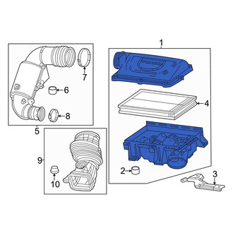 Dodge OE - Air Filter and Housing Assembly