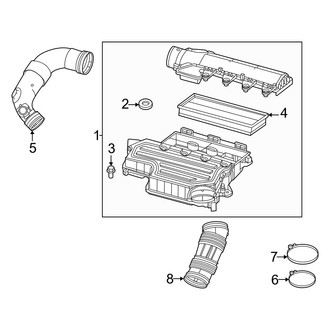 Dodge OE - Engine / Transaxle - Air Intake (1.3L)