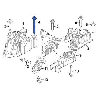 Dodge OE - Engine Mount Bolt