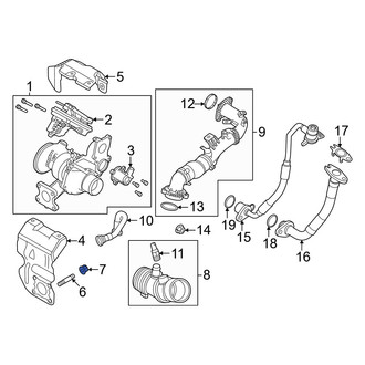 Dodge OE - Turbocharger Nut