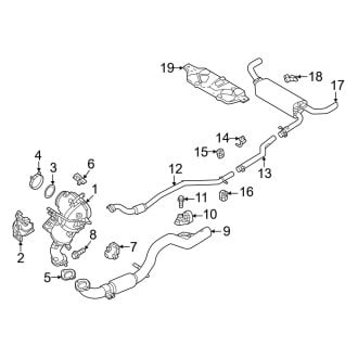 2025 Dodge Hornet OEM Exhaust Parts - Systems, Tips | CARiD