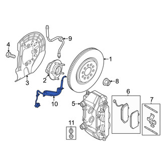 Dodge OE - Front ABS Wheel Speed Sensor