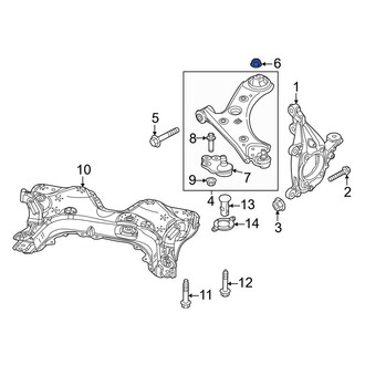 Dodge OE - Rear Suspension Control Arm Nut