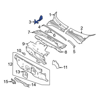 Dodge OE - Left Cowl Cover Seal