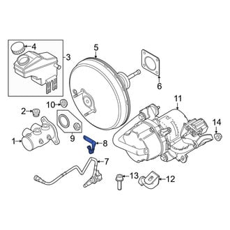 Dodge OE - Power Brake Booster Vacuum Hose Bracket