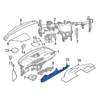 Dodge OE - Instrument Panel Knee Bolster