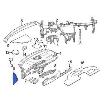 Dodge OE - Left Instrument Panel Side Cover
