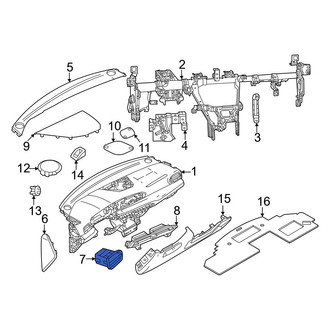 Dodge OE - Left Dashboard Air Vent