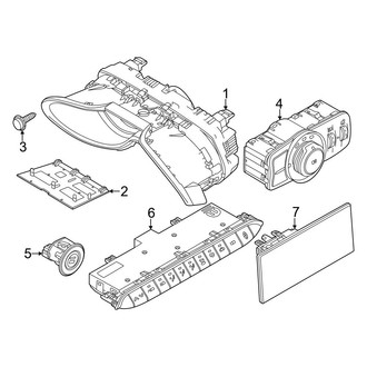 Dodge OE - Instrument Panel - Cluster & Switches