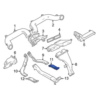 Dodge OE - Rear Right Instrument Panel Air Duct
