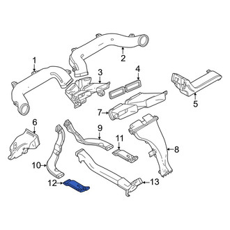 Dodge OE - Rear Left Instrument Panel Air Duct