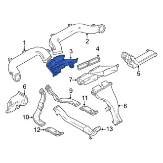 Dodge OE - Front Upper Center Instrument Panel Air Duct