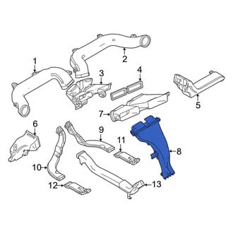 Dodge OE - Front Lower Center Instrument Panel Air Duct