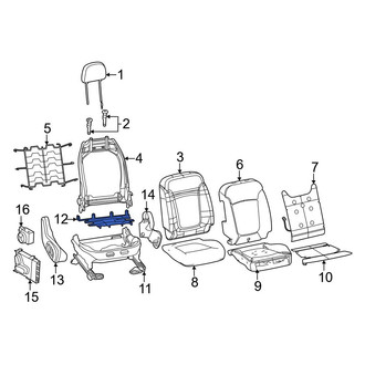 Dodge OE - Front Left Seat Cushion Spring