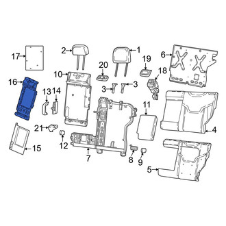 Dodge OE - Lower Seat Armrest Cover