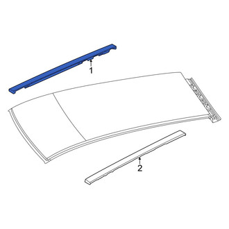 Dodge OE - Right Roof Molding