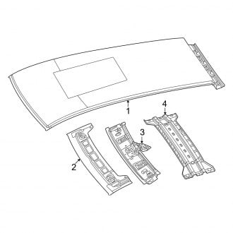2025 Dodge Hornet OEM Roofs & Parts - Panels, Drip Rails | CARiD