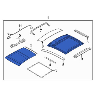 Dodge OE - Sunroof Assembly