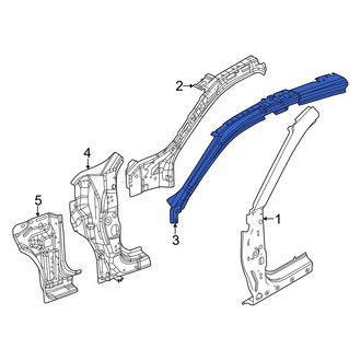 Dodge OE - Left Upper Body A-Pillar Reinforcement