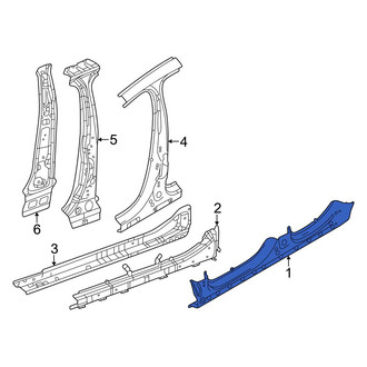 Dodge OE - Left Outer Rocker Panel
