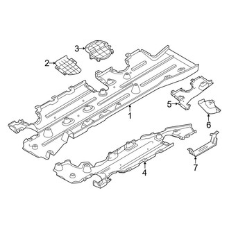 Dodge OE - Pillars, Rocker & Floor - Under Cover & Splash Shields (R/T / R/T Plus)