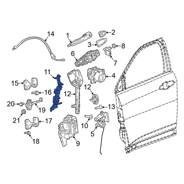 Door Latch Bracket