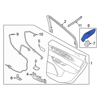 Dodge OE - Rear Door Window Switch