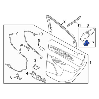 Dodge OE - Rear Door Window Switch