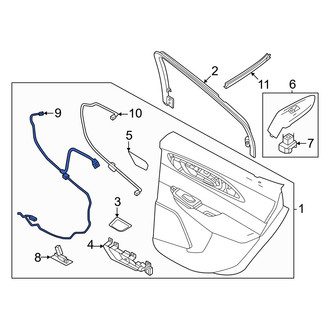 Dodge OE - Rear Door Wiring Harness