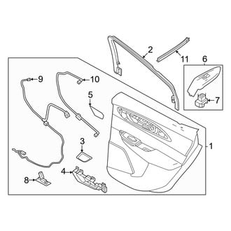 Dodge OE - Rear Door - Interior Trim
