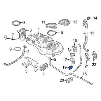Dodge OE - Evaporative Emissions System Line Clip