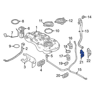 Dodge OE - Evaporative Emissions System Line Clip